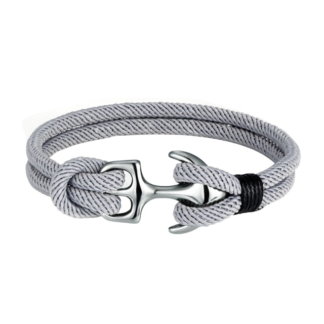 Anchor Survival Bracelet in Gray